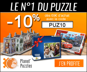 ?Planet’Puzzles : 10% de réduction dès 69€ d’achat
